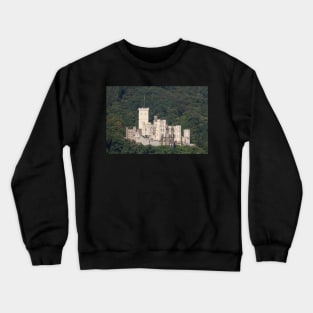 Stolzenfels Castle, Koblenz, Middle Rhine, Rhine, Rhineland-Palatinate, Germany Crewneck Sweatshirt